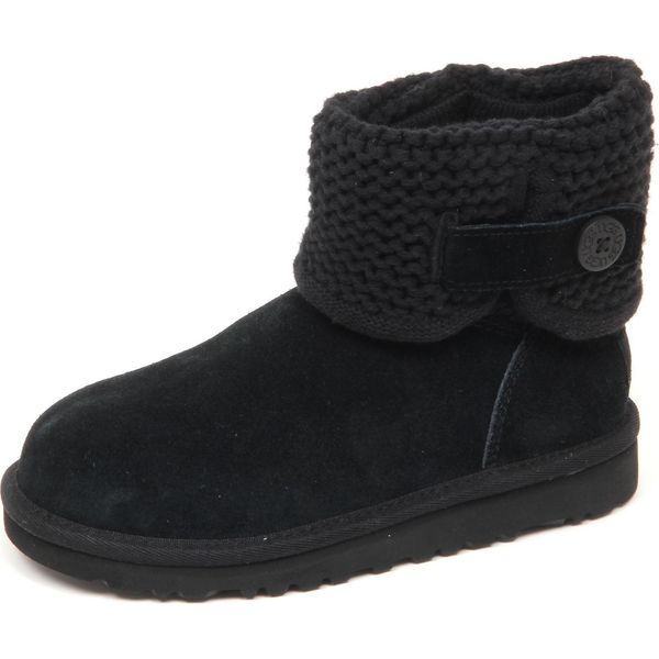 E7948 Stivale Bimba Girl Black Ugg K Darrah Scarpe Suede/Wool Boot Shoe-image