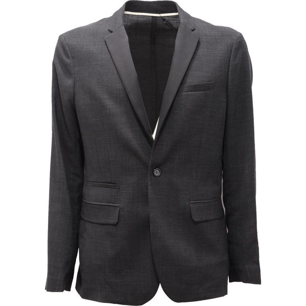 1698AG Giacca Uomo Paolo Pecora Black Wool Blend Jacket Man-image