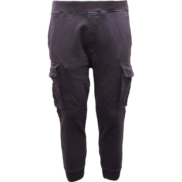 7601AQ Pantalone Tuta Cargo Uomo DSQUARED2 Man Sweatpants Blue-image