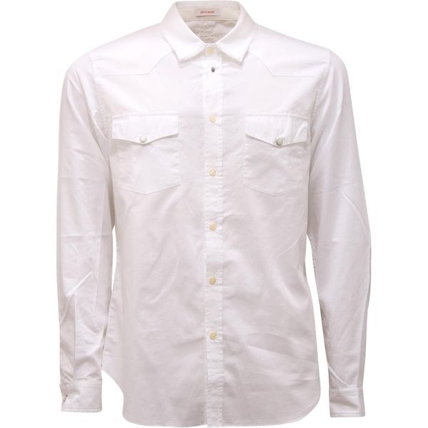 9537AQ Camicia Uomo OFFICINA36 Man Cotone Shirt White-image