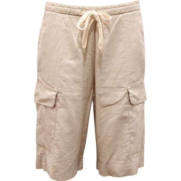 6258Av Bermuda Cargo Uomo Imperial Man Linen Blend Shorts-image