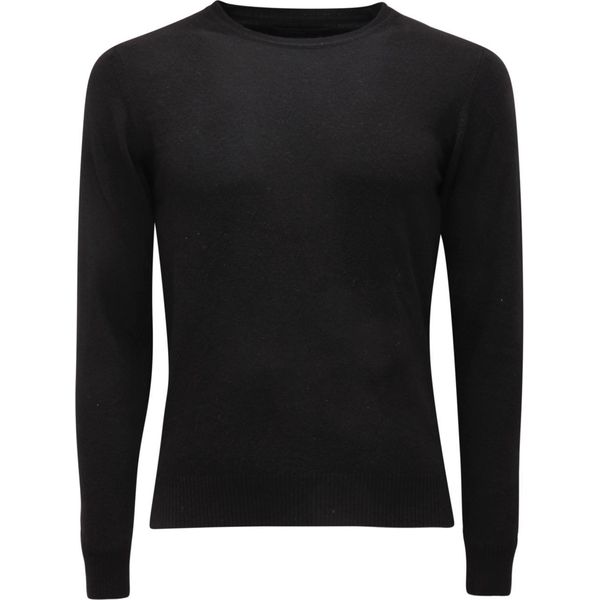 0595AT Maglione Uomo Daniele Fiesoli Man Wool Sweater Black-image