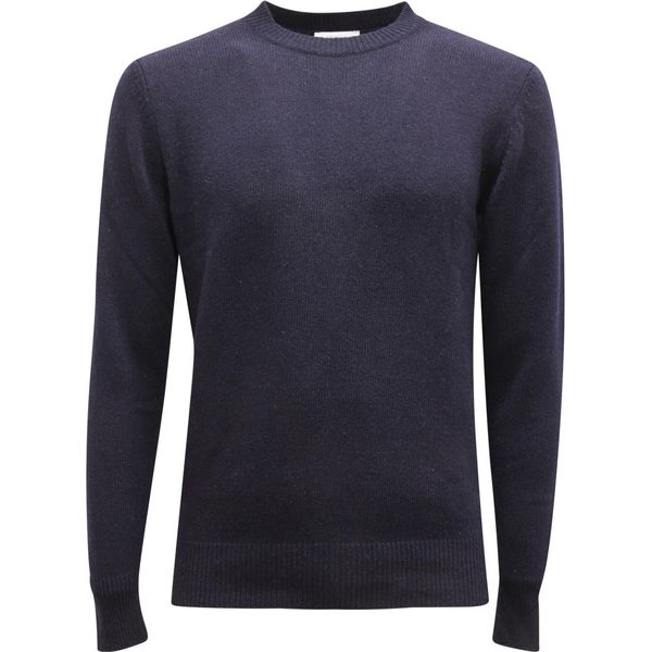 7481Av Maglione Uomo Become Man Wool Blend Sweater Blue-image