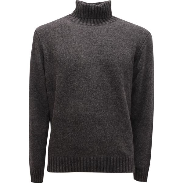 5607Az Dolcevita Uomo Become Man Wool Roll-Neck Sweater-image