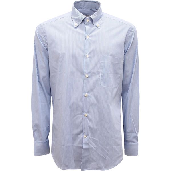 M9503 Camicia Riga Uomo Bordoni Man Cotone Striped Shirt-image