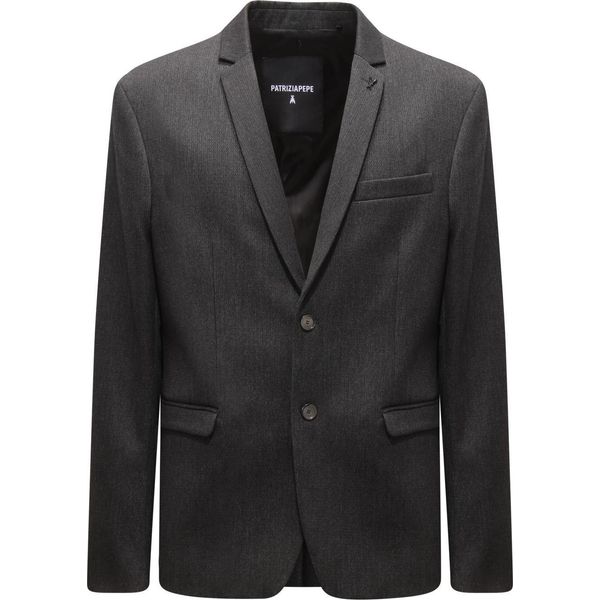 N1417 Giacca Uomo Patrizia Pepe Slim Fit Man Jacket Gray-image
