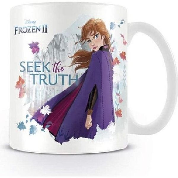 Frozen Ii - Tazza Da Caffè "Seek The Truth"" PM2869 (Taglia Unica) (Bianco/Viola)"-image