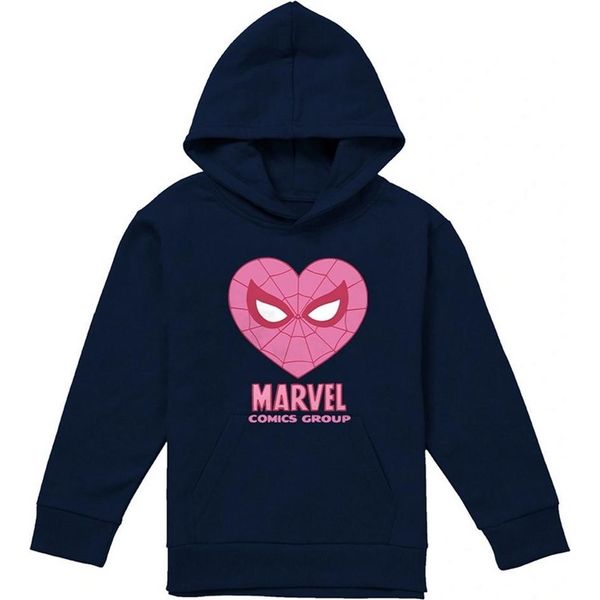 Spider-Man - Felpa Con Cappuccio Per Bambini TV23261 (128) (Marina)-image