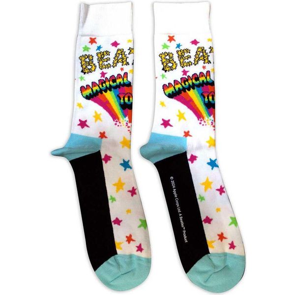 The Beatles - Calzini Alla Caviglia "Magical Mystery Tour"" Per Uomo/Donna Unisex RO14630 (37 Eu - 40,5 Eu) (Bianco)"-image