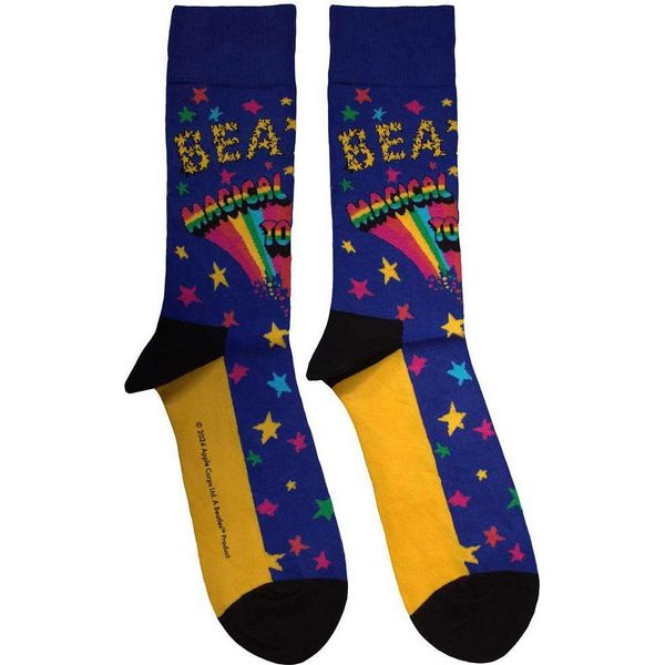 The Beatles - Calzini Alla Caviglia "Magical Mystery Tour"" Per Uomo/Donna Unisex RO14630 (37 Eu - 40,5 Eu) (Blu)"-image