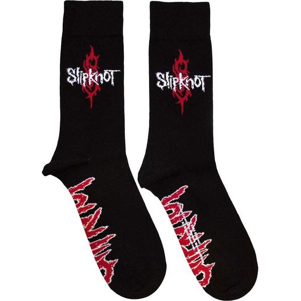 Slipknot - Calzini Alla Caviglia "Tour 22"" Per Uomo/Donna Unisex RO14683 (37 Eu - 40,5 Eu) (Nero)"-image