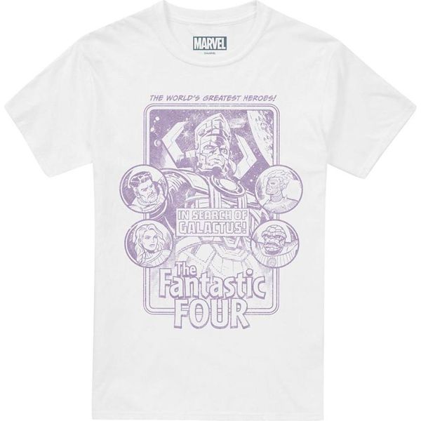 Fantastici Quattro - Maglietta "In Search Of"" Per Uomo/Donna Unisex TV23768 (L) (Bianco)"-image