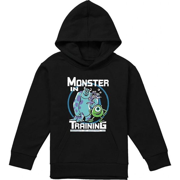 Monsters Inc - Felpa Con Cappuccio "In Training"" Per Bambini TV23232 (152-158) (Nero)"-image