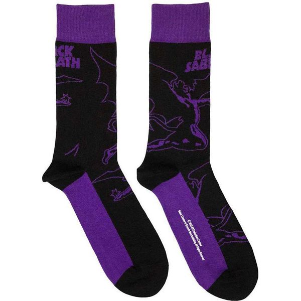 Black Sabbath - Calzini Alla Caviglia Per Uomo/Donna Unisex, Logo RO14652 (37 Eu - 40,5 Eu) (Nero)-image