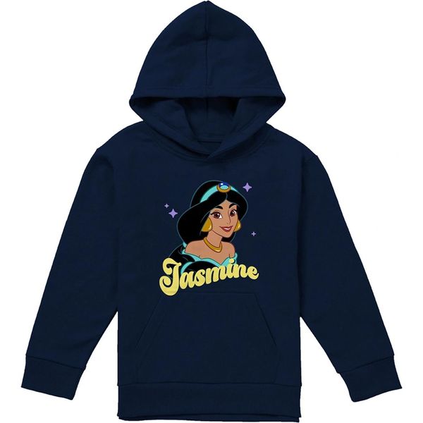Disney Princess - Felpa Con Cappuccio Per Bambini TV23279 (152-158) (Navy)-image