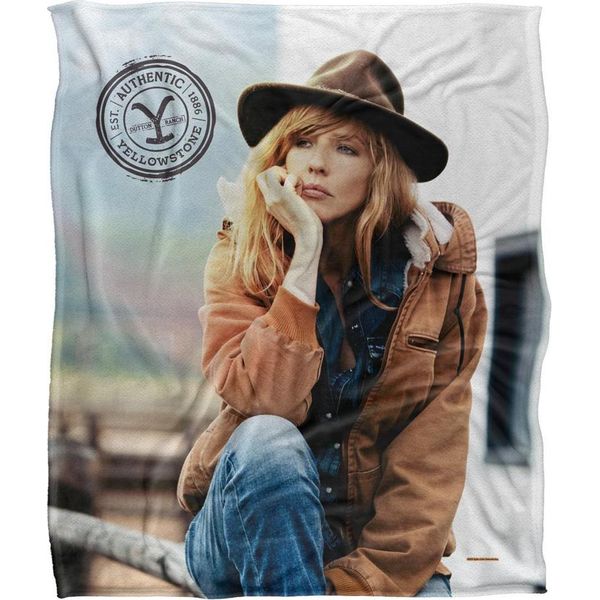 Yellowstone - Coperta "Deep Thought"", Setosa, Supermorbida TV23680 (Taglia Unica) (Colorato)"-image