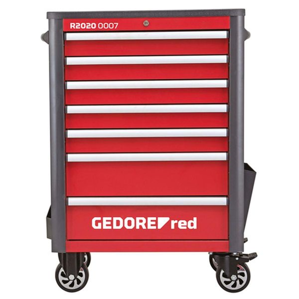 Gedore Rosso R20200007 Carrello Da Officina Wingman 7 Cassetti 1034X724X470 Mm, 3301690-image