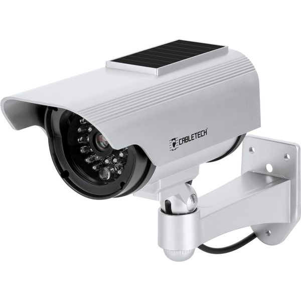 Cabletech URZ0993 Telecamera Di Sicurezza A Led Solare Fittizia-image