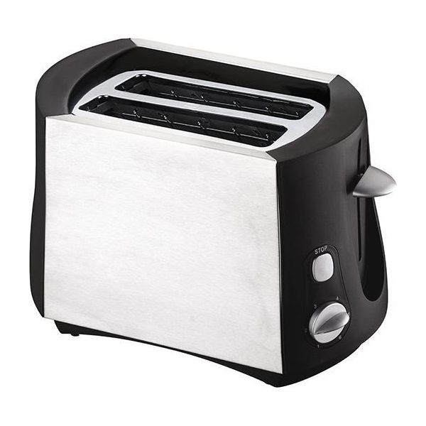 Feel Maestro MR704, 2 Fette, Nero, Argento, Manopole, Girevole, 800 W, 220 - 240 V, 50 Hz-image