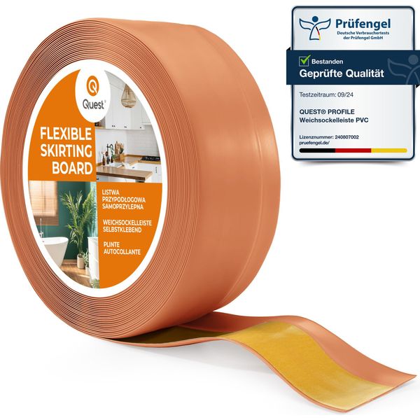 Quest Strisce Per Pavimenti In Pvc 50X20Mm, 20M, Strisce Per Pavimenti Autoadesive, Per Tutti I Tipi Di Superfici, Mattoni-image