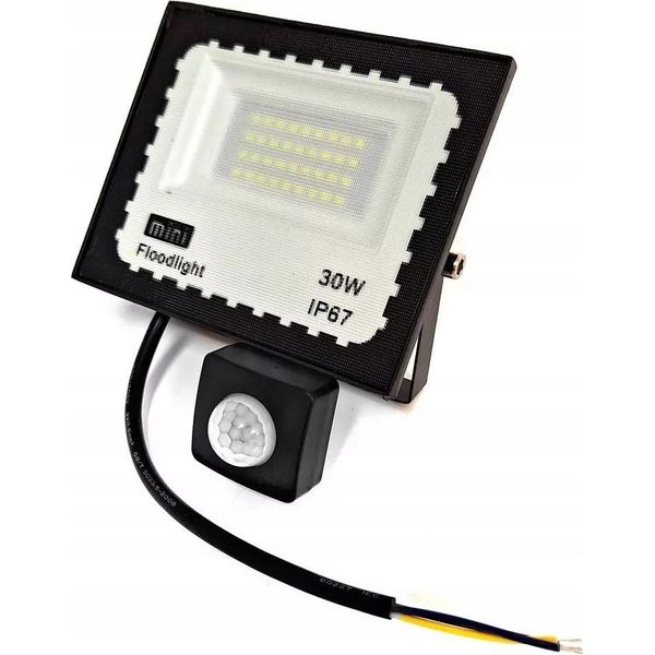 Luce Led Per Esterni Con Sensore Di Movimento E Crepuscolare, 30 W, Potente-image