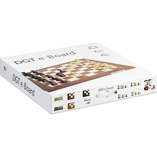 Scacchiera Elettronica Senza Fili Dgt Bluetooth, Noce-image