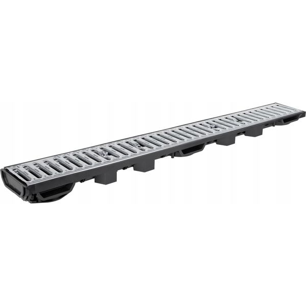 Drenaggio Lineare Grondaia A15, Griglia Metallica H55-image