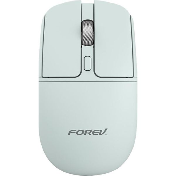 Inf Mouse Wireless 2.4G + Bluetooth Dual Mode, Click Silenzioso, Rotella Metallo Grigio-image