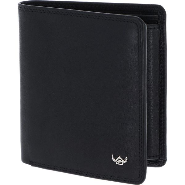 Golden Head Portafoglio Polo Rfid Protect Billfold Coin Wallet Black Nero-image