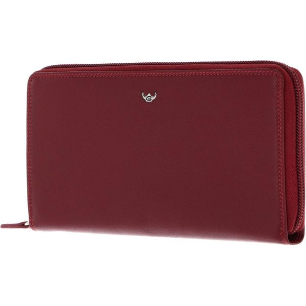 Golden Head Portafoglio Polo Rfid Protect Zipped Ladies Purse Wallet Red Rosso Scuro-image