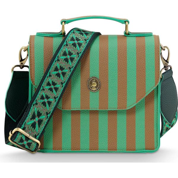 Pip Studio Borsa A Tracolla Borsa A Tracolla Frances Cross Body Bag Stripe Green Multicolore-image