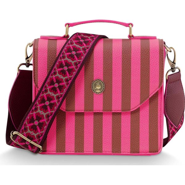 Pip Studio Borsa A Tracolla Borsa A Tracolla Frances Cross Body Bag Stripe Pink Rosa-image