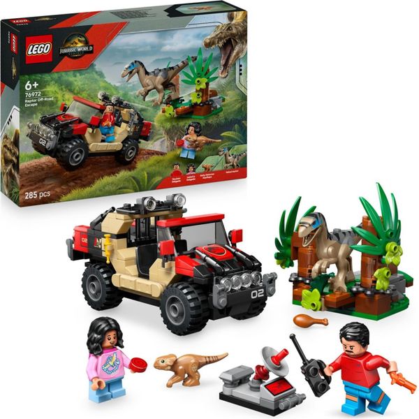 Lego Jurassic World 76972 Raptor Off-Road Escape-image