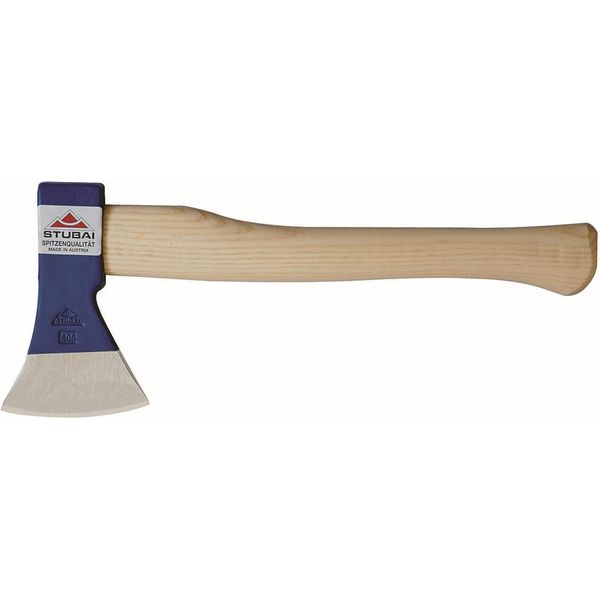 Stubai Ascia Da Cucina Con Manico 380 Mm, 800 G - Forgiata A Goccia, Rettificata E Lucidata - Manico Ergonomico In Legno Di Frassino - Ascia Robusta Per La Casa, Il Giardino, L'officina, L'edilizia, La Lavorazione Del Legno-image