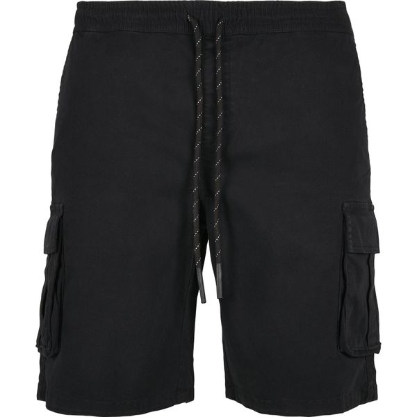 Urban Classics Uomo - Pantaloncini Cargo Con Coulisse, Nero - 5XL-image