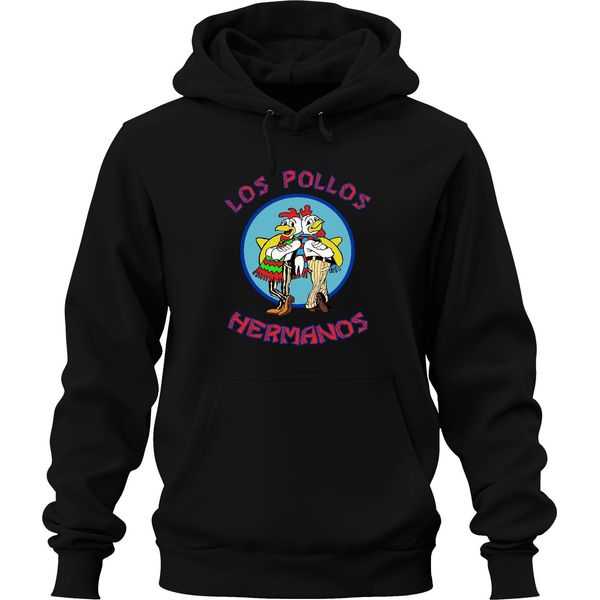 Los Pollos Hermanos Fast Food Serie Cult Fanart Unisex Felpa Con Cappuccio, Nero, S-image