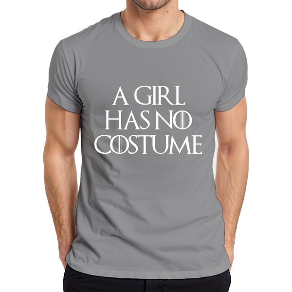 Maglietta Da Uomo A Girl Has No Costume Halloween Saying Fantasy Parody Girls, Grigio, Xxl-image
