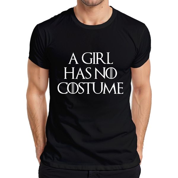 Maglietta Da Uomo A Girl Has No Costume Halloween Saying Fantasy Parody Girls, Nero, Xxl-image