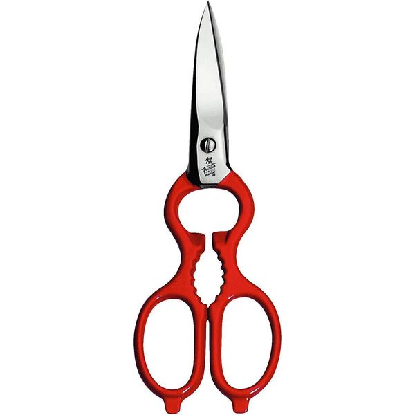 Forbici Multiuso Zwilling 20 Cm In Acciaio Inox Rosso Con Apribottiglie-image