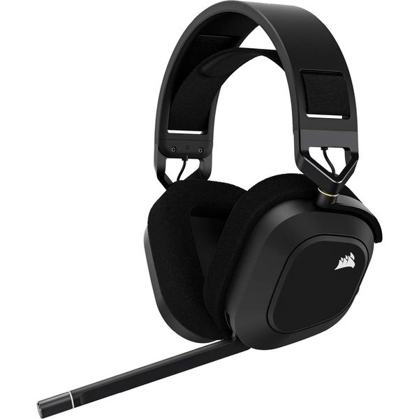 Cuffie Da Gioco Multipiattaforma Rgb Wireless - Dolby Atmos - Microfono Omnidirezionale - Compatibile Con Icue - Pc, Mac, PS5, PS4 - Carbonio, Colore Nero-image