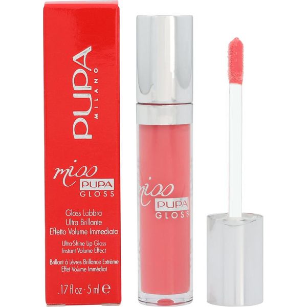 Pupa Milano Miss Pupa Gloss 302 Geniale Lucidalabbra Rosa Per Donna 0.17 Oz-image