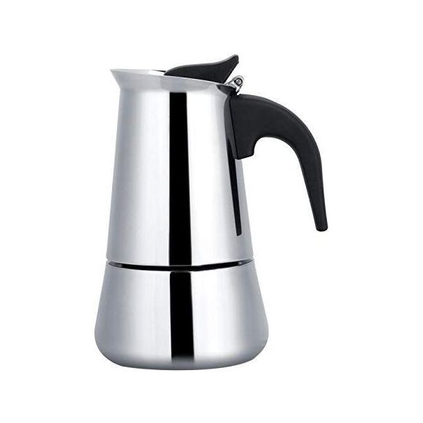 Aigid -Macchina Da Caffè, Caffettiera Portatile In Acciaio Inox Da 300 Ml/450 Ml, Caffettiera Moka Per Ufficio (300 Ml)-image
