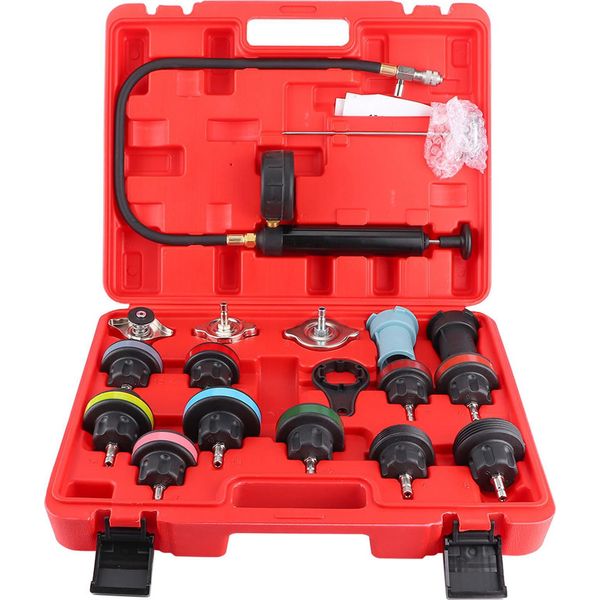 Kit Tester Del Sistema Di Raffreddamento Dell'auto, Rilevatore Di Perdite Del Serbatoio Dell'acqua, Pressione Del Refrigerante Per L'interno Esterno-image