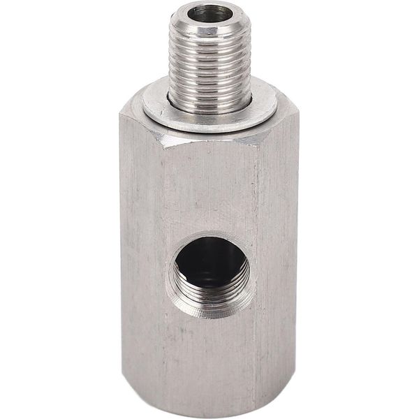 M10X1.0 Sensore Pressione Olio -Shirt A M10 Adattatore Linea Di Alimentazione Turbo Misuratore Acciaio Inox-image