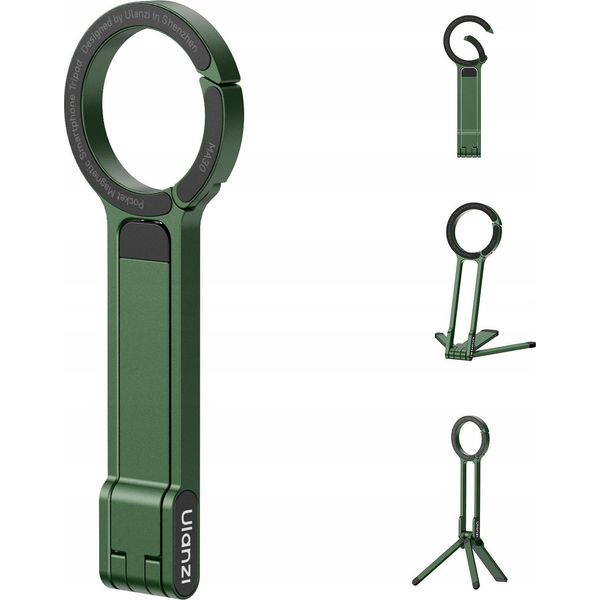 Supporto A Treppiede 2In1 Per Telefono Magnete Magsafe In Metallo Ulanzi MA30 / Verde-image