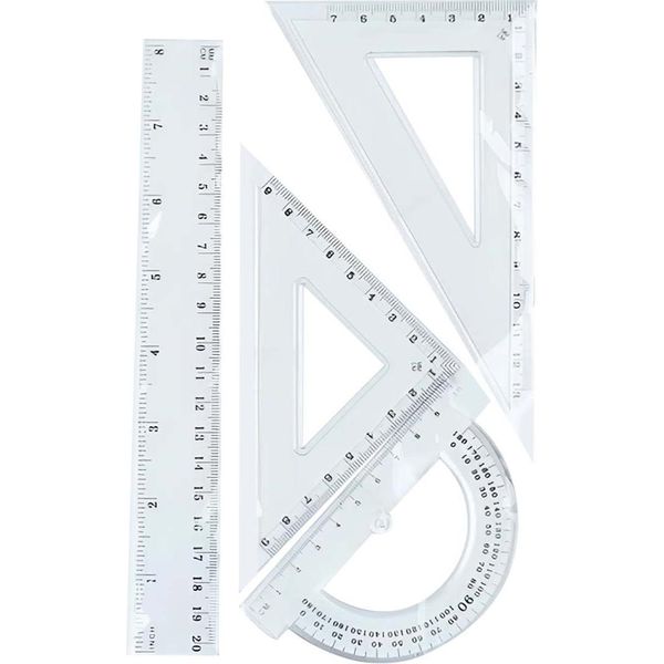 Set Di Righelli Topwrite, 4 Pezzi-image