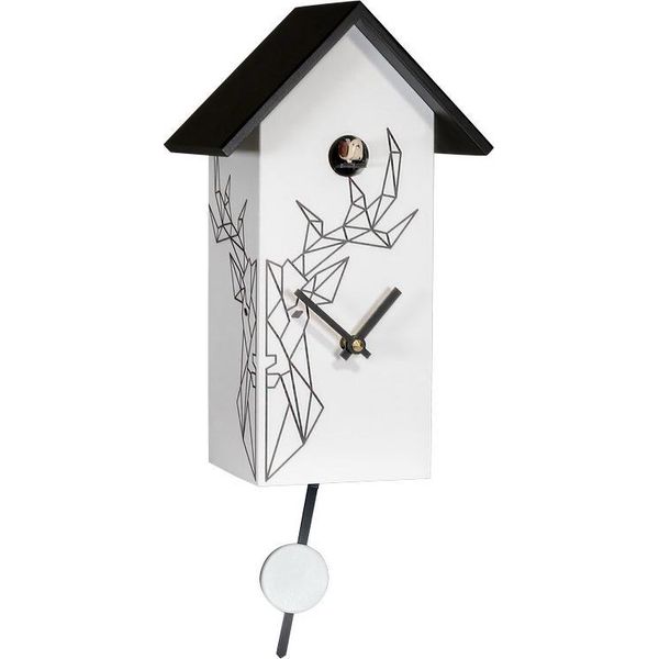 Engstler - 360/32_Q - Orologio A Cucù - Quarzo - Noce - 28 Cm-image