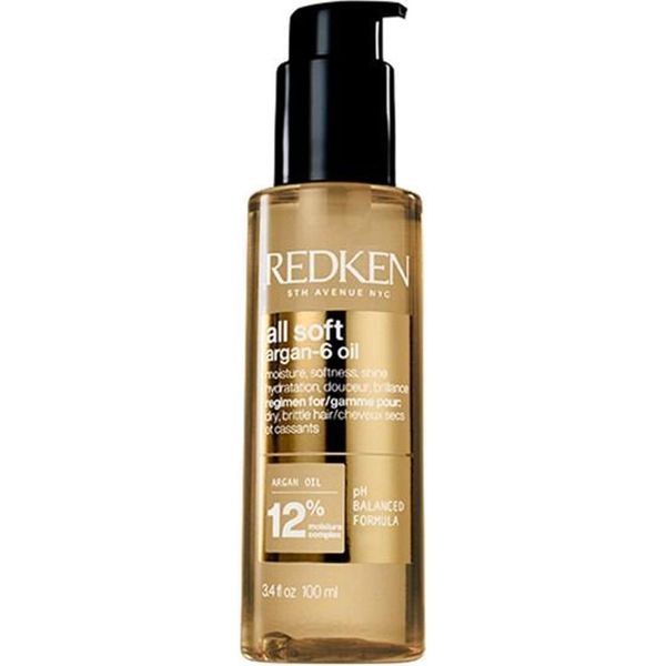 Redken All Soft Argan Oil 100Ml - Olio D'argan Per Capelli Secchi-image