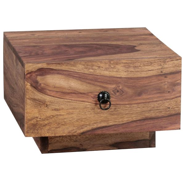 Kadima Design Massivholz Nachttisch Nako: Landhausstil, Schublade, 40X25X40 Cm, Handgefertigt-image