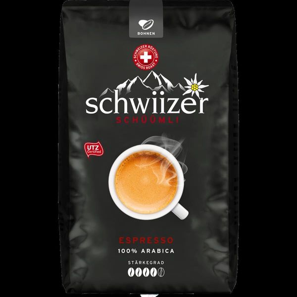Schwiizer SchÜÜMli Caffè In Grani Schwiizer Espresso Schwiizer Espresso 1 Kg-image